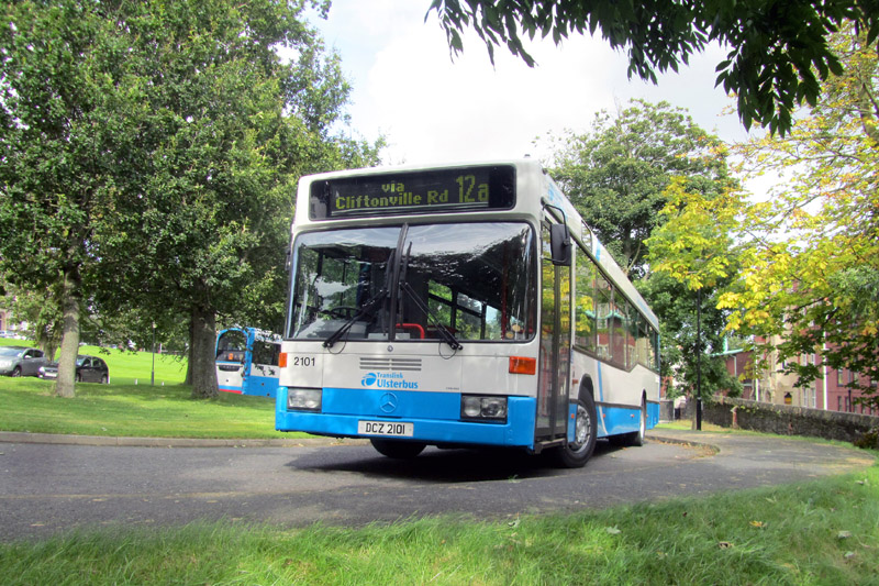 Mercedes 2101 now in blue - Derry - Sep 2012 [ John Durey ]