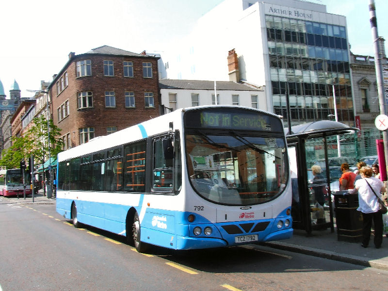 Ulsterbus Scania 792 on loan to Metro - Chichester Street - May 2011  - [ Stephen McKinstry ]