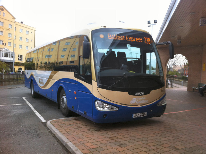 Scania/Irizar i4 1007 - Newry - Aug 2012 [Paul Haughey]