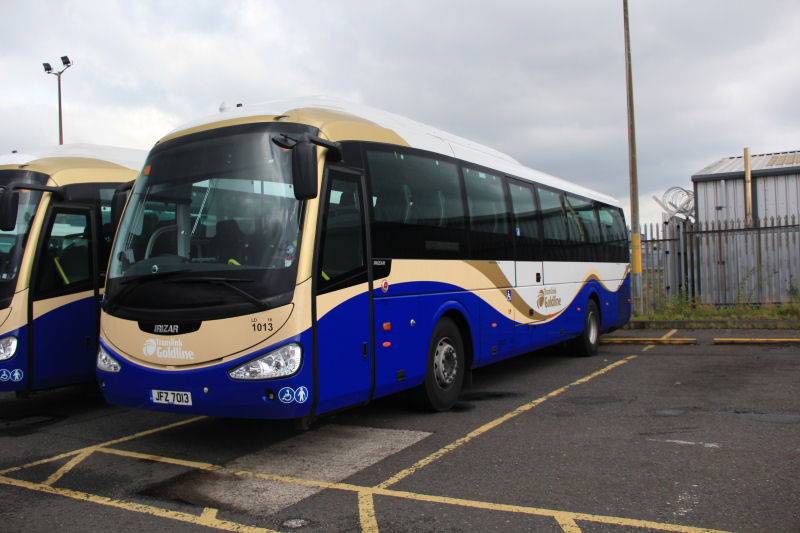 Scania/Irizar i4 1013 - Duncrue Street - August 2012 [Martin Young]