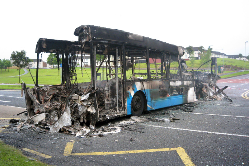 Remains of Scania 2405 - Derry - May 2011  - [ Stephen Baxter ]