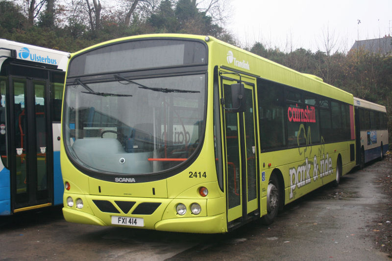 Scania 2414 Cairnshill P&R - Ballynahinch - Nov 2010  - [ Martin Young ]