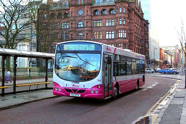 Scania / Wright 701 - Metro livery - Belfast Feb 2005 (Paul Savage)