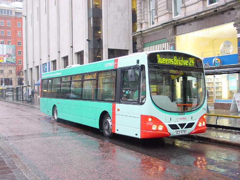 Scania 795 - Donegall Sq West - Dec 2003