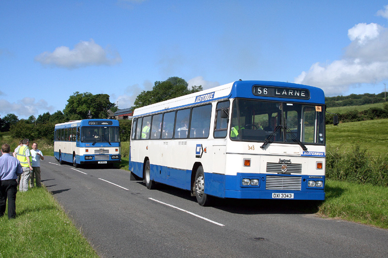 Tiger 343 (DXI 3343) near Glenoe - July 2009 [Paul Savage]