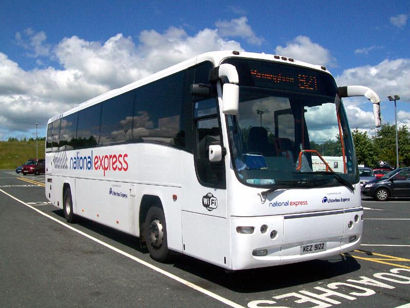 NatExpress liveried B12B/Plaxton 122  - Tebay - June 2011  - [ Martin Magoran ]