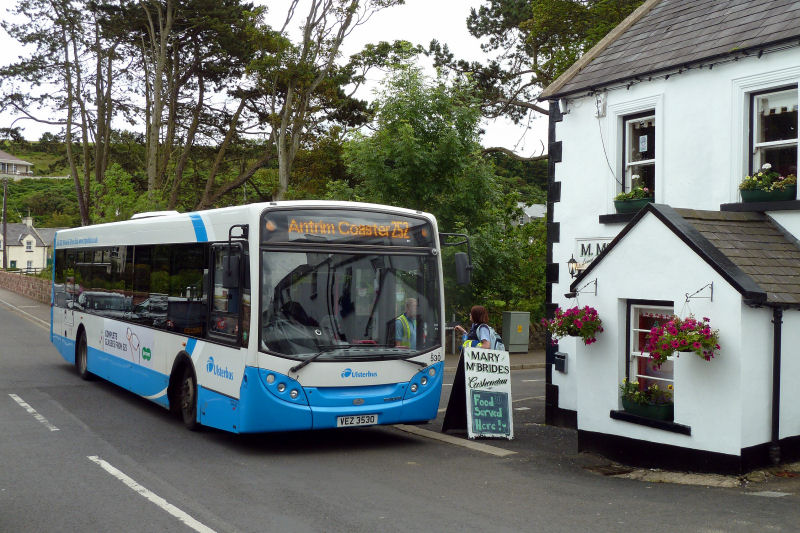 Volvo B7RLE 530 on Antrim Coaster - Cushendall - July 2012 [Noel O'Rawe]