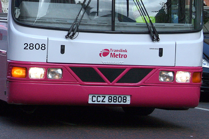 B10BLE 2808 with new style fleetname - October 2009 (Paul Savage)