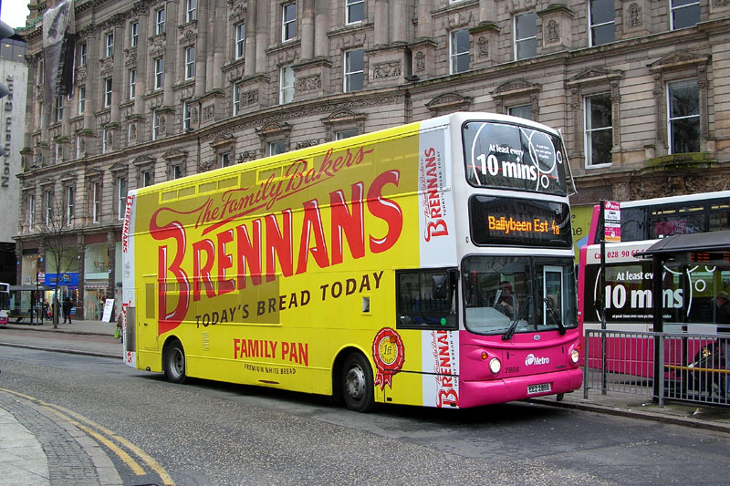 Volvo B7TL 2888 - Donegall Sq West - Feb 2010 (Paul Savage)