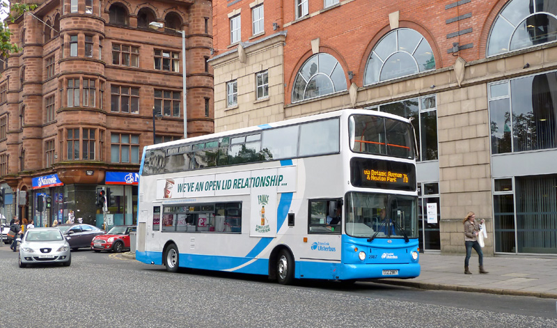 Volvo 2987 UB blue - Howard Street - Aug 2011  - [ Paul Savage ]